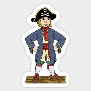 Cute Pirate Lad Sticker